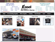 Tablet Screenshot of easelartsupply.com